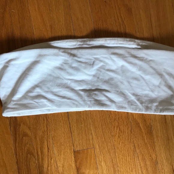 White Bandeau Top by Moda International - Large - Picture 2 of 3